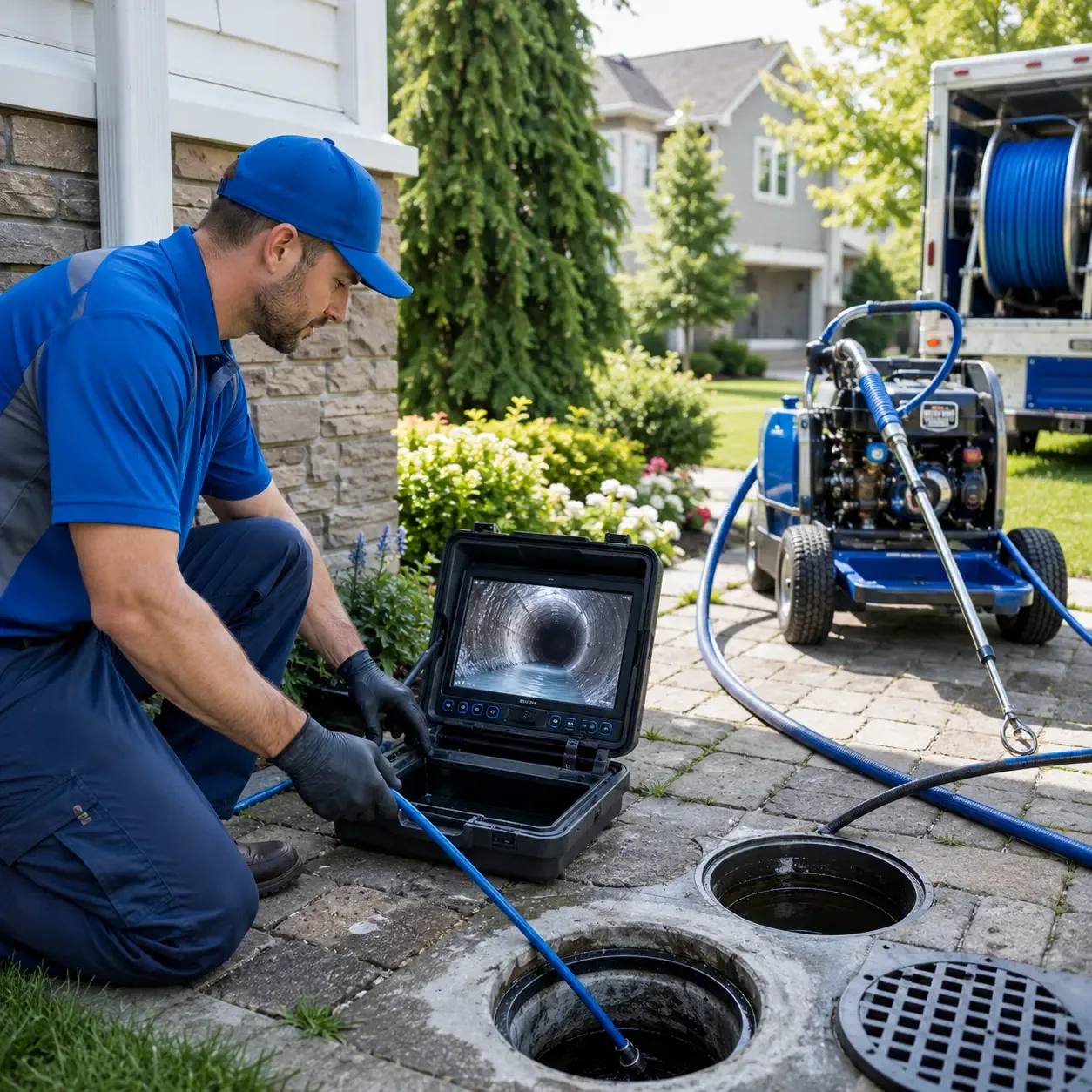 Outdoor drain cleaning professionals serving Franklin Lakes, NJ